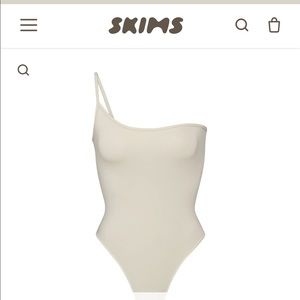 Skims Essential One Shoulder Body Suit